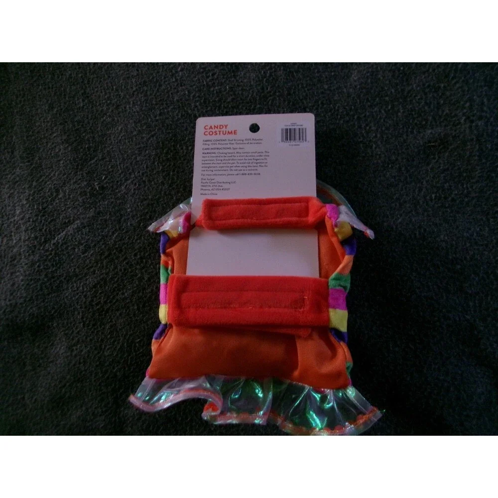 Thrills & Chills Candy Costume For Small Pets Guinea Pig New